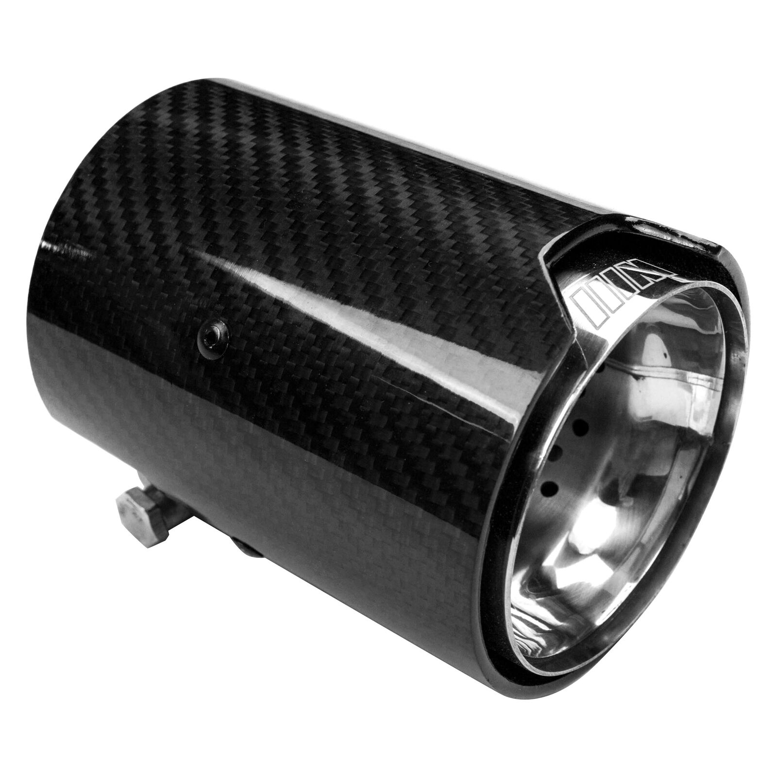 For BMW M2 16-21 Stainless Steel M Performance Round Carbon Fiber Exhaust Tips