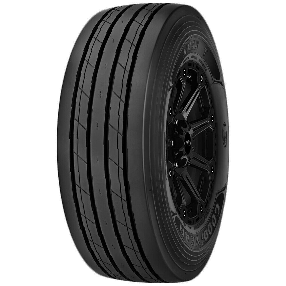 235/75R17.5 Goodyear Kmax T Ultra Metro 143J Load Range J Black Wall Tire