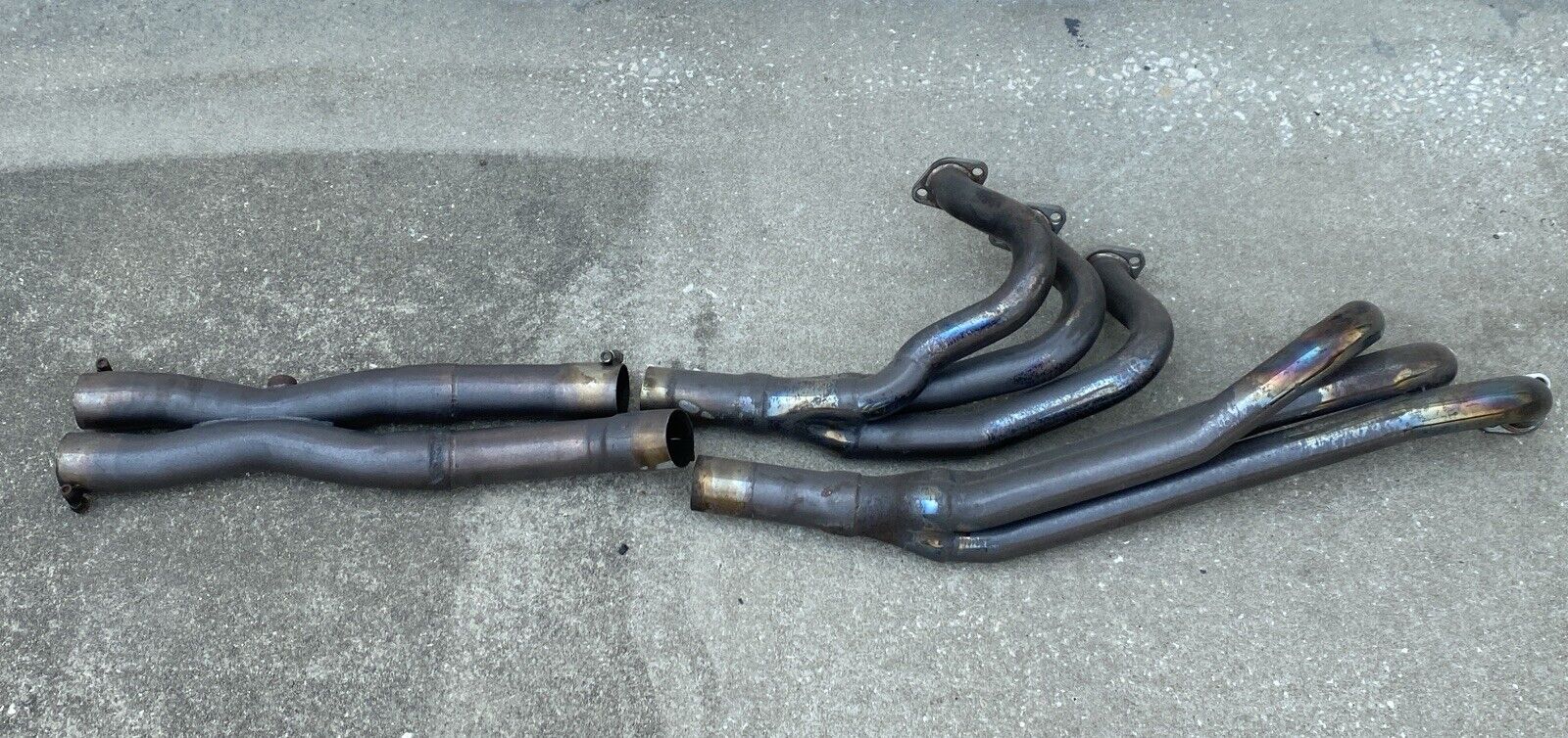 BMW e30 325i 325is Stainless Exhaust Headers w/ Cross Pipe - USED
