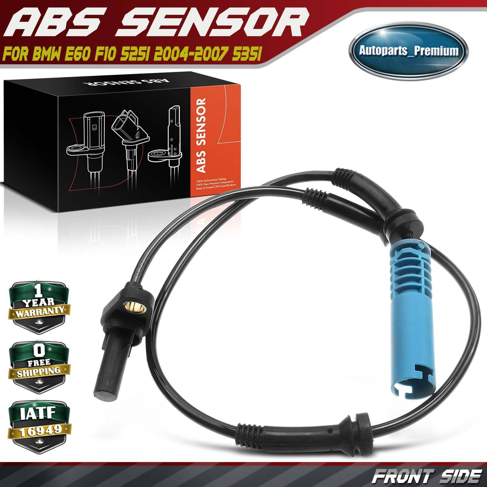 1Pc Front Left or Right Driver ABS Wheel Speed Sensor for BMW E60 F10 525I 535I