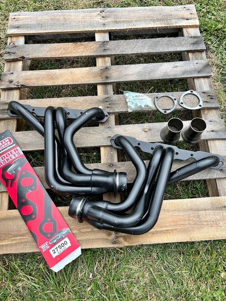 69230 Hedman Long Tube Painted Street Headers for 67-91 Chevy GMC SBC Pickup