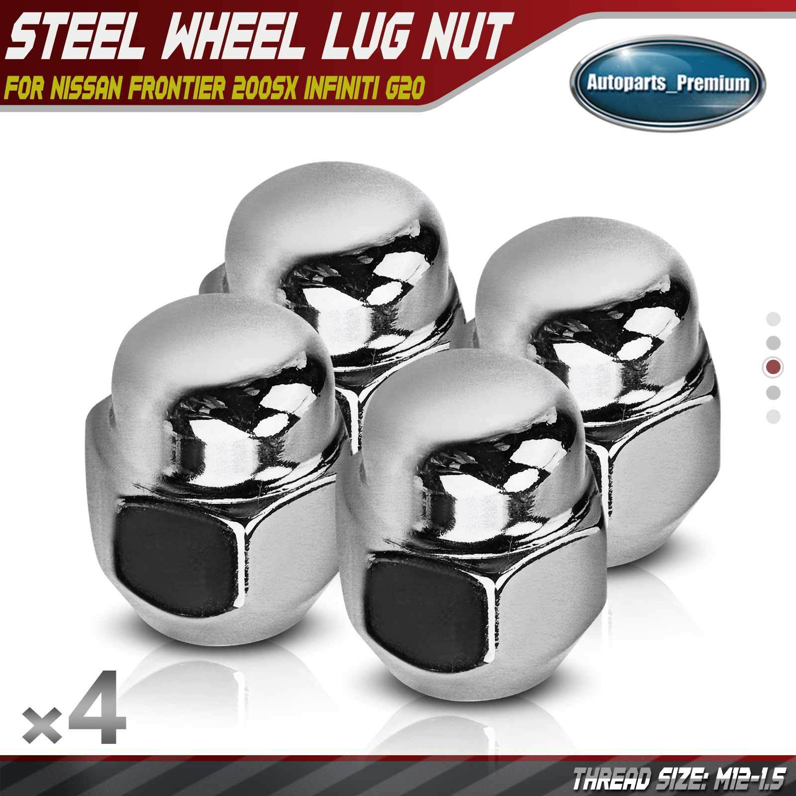 4pcs M12-1.25 Wheel Lug Nut for Nissan Frontier 200SX 240SX Infiniti G20 G35 M45