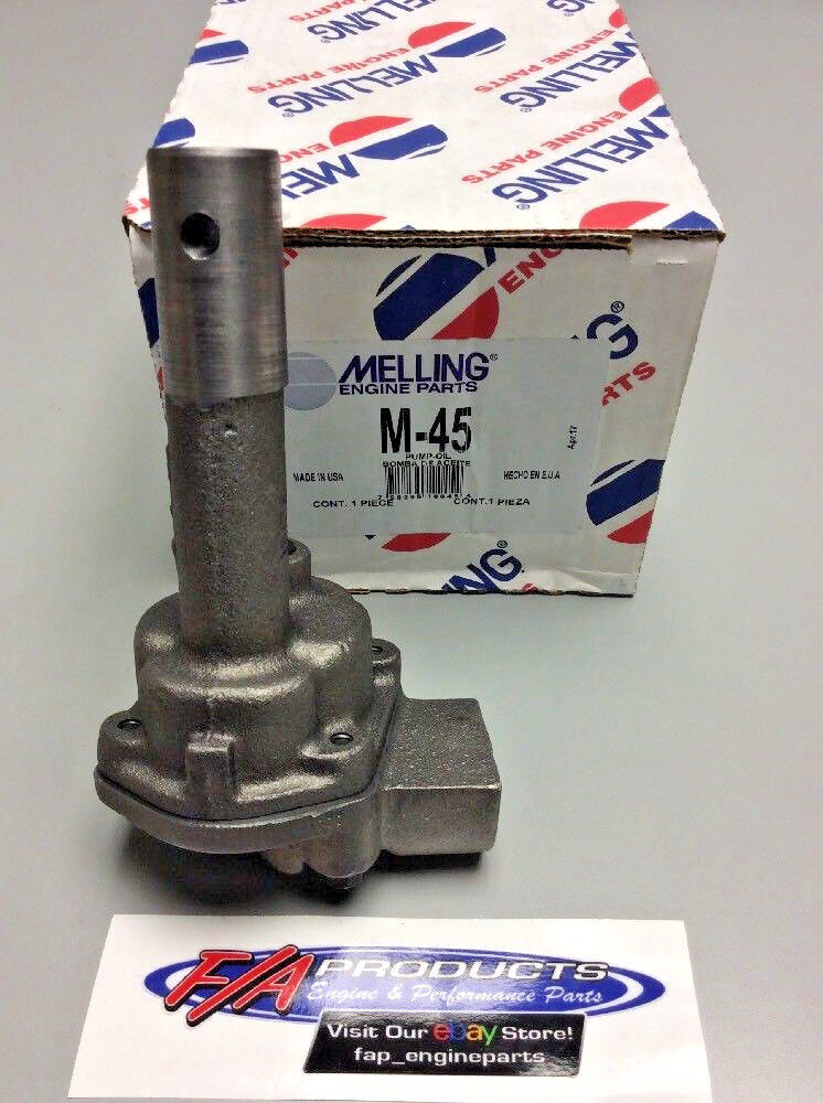 Melling M-45 Chevy 235 261 1954 Through 1962 6 Cylinder Engines Oil Pump