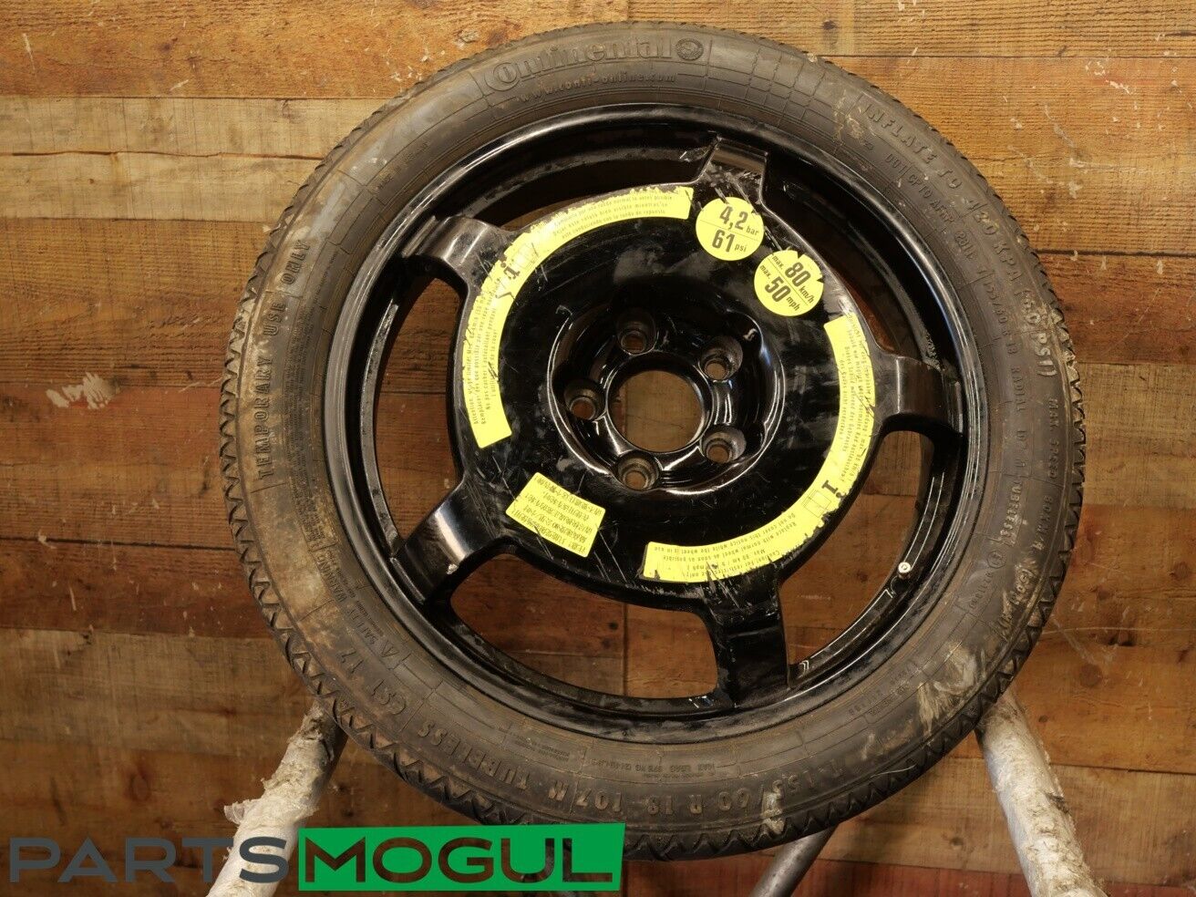 10-18 Mercedes W212 E350 CLS350 Emergency Spare Tire Wheel Rim 4.5Bx18H2 ET36