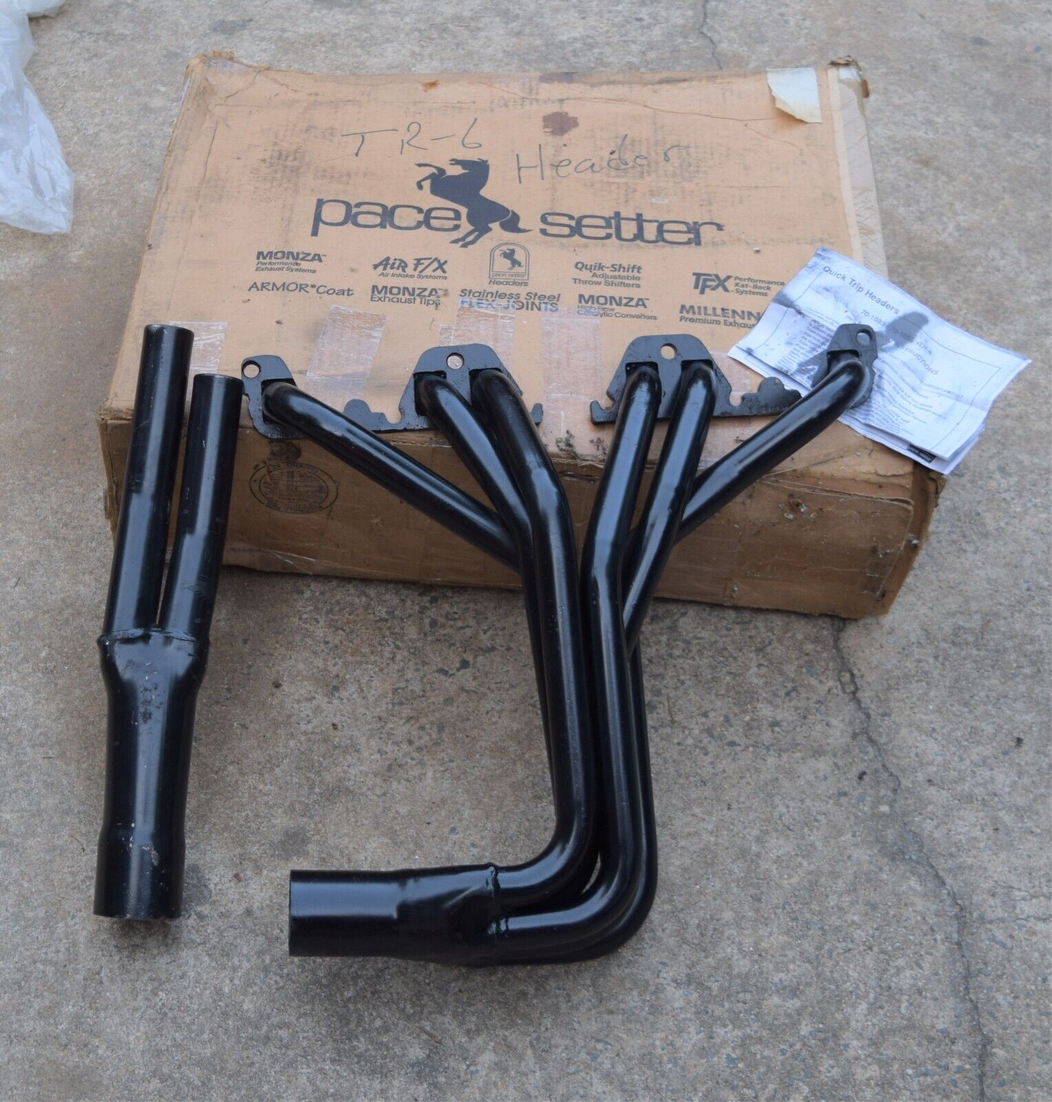TRIUMPH TR6 Exhaust Headers W/competition gasket