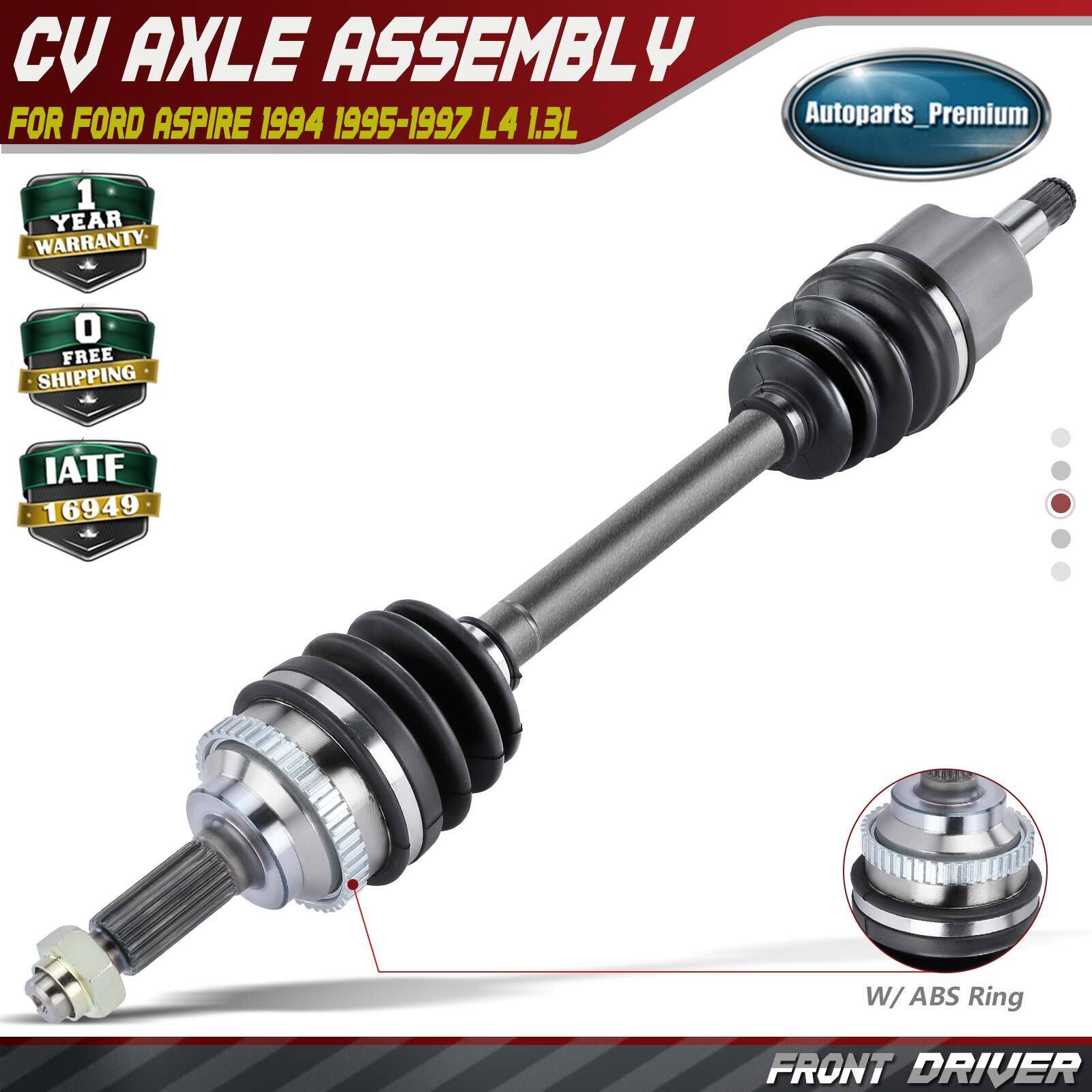 Front Left CV Axle Assembly for Ford Aspire 1994 1995-1997 L4 1.3L Manual Trans.