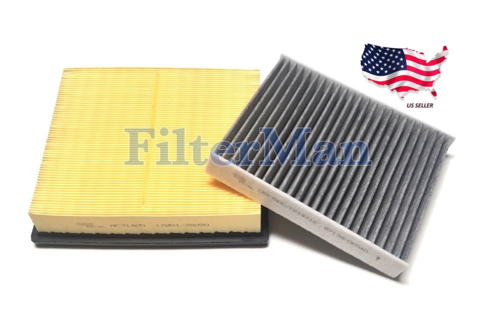 Engine & Carbon Cabin Air Filter For Toyota 18-202CAMRY 19-22 ES350 AVALON Rav4