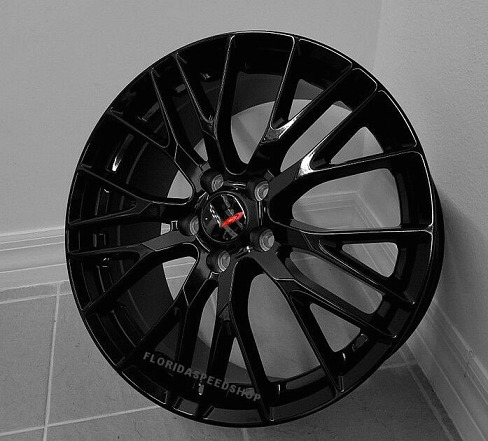 New C7 Z06 Style Gloss Black Corvette wheels 19/20\