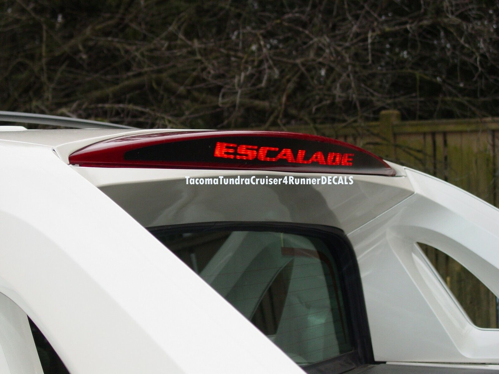 FITS Cadillac Escalade 3rd Brake Light Decal 02 03 04 05 06 EXT ONLY