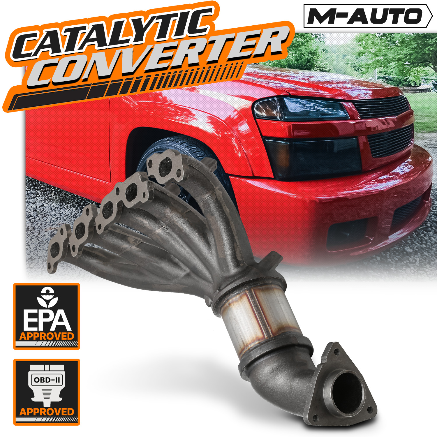 Catalytic Converter Exhaust Header Manifold For 2004-2006 Canyon/Colorado 3.5