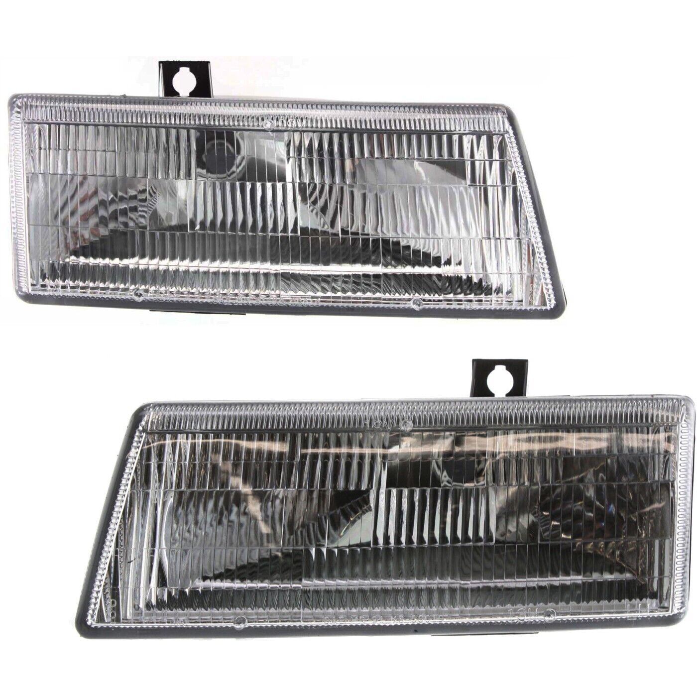 Set of 2 Headlights Driving Head lights Headlamps  Driver & Passenger Side Pair