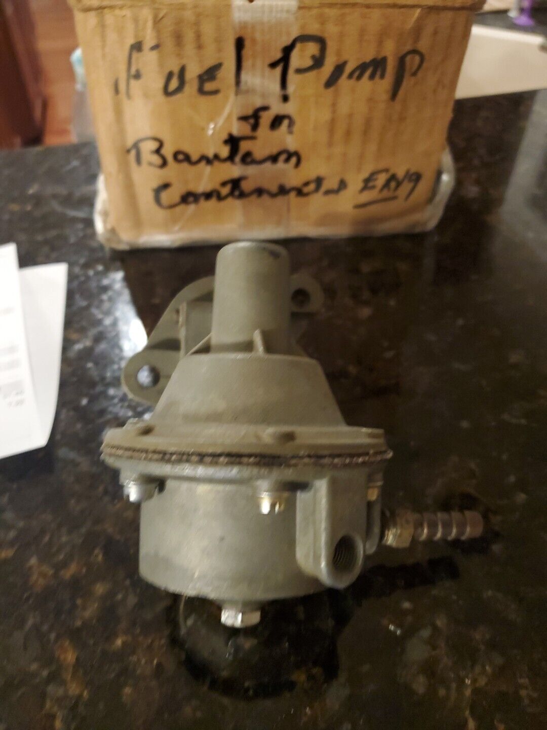 Fuel Pump Engine Mounted mechanical Jeep Willys Bantam CONTINENTAL (bc-40) LP74E