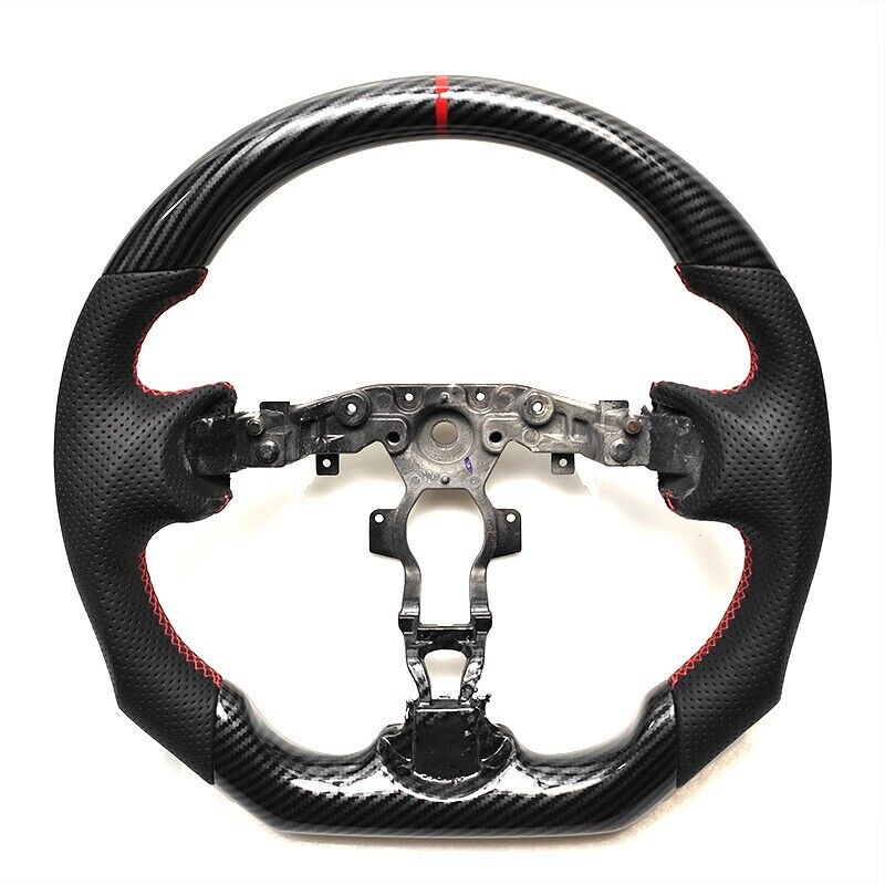 Hydro-Dip CARBON FIBER Steering Wheel FOR NISSAN 370Z NISMO BLACK LEATHER
