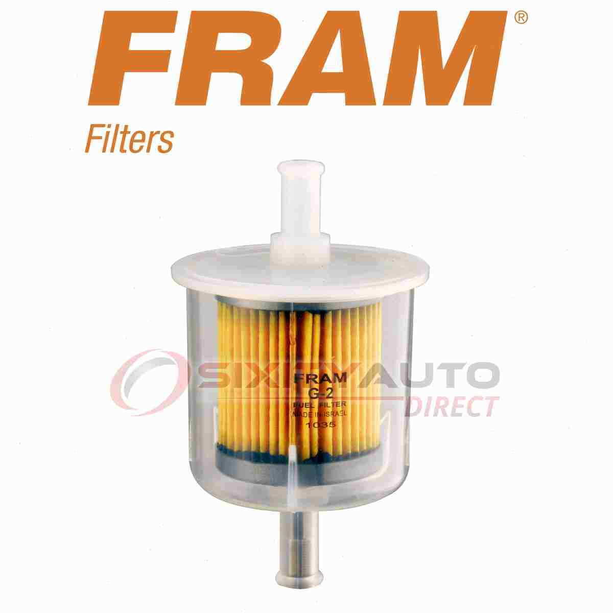 FRAM Fuel Filter for 1955-1958 Studebaker President - Gas Pump Line Air ew