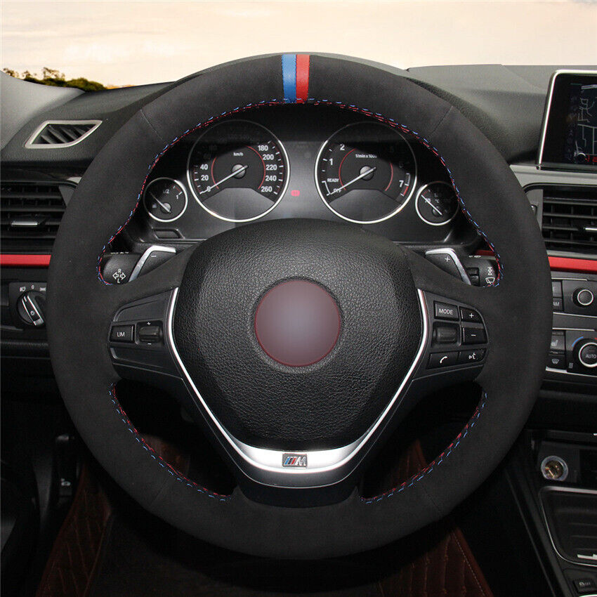 DIY Steering Wheel Cover Custom Full Wrap for BMW F30 320i 328i 320d F20