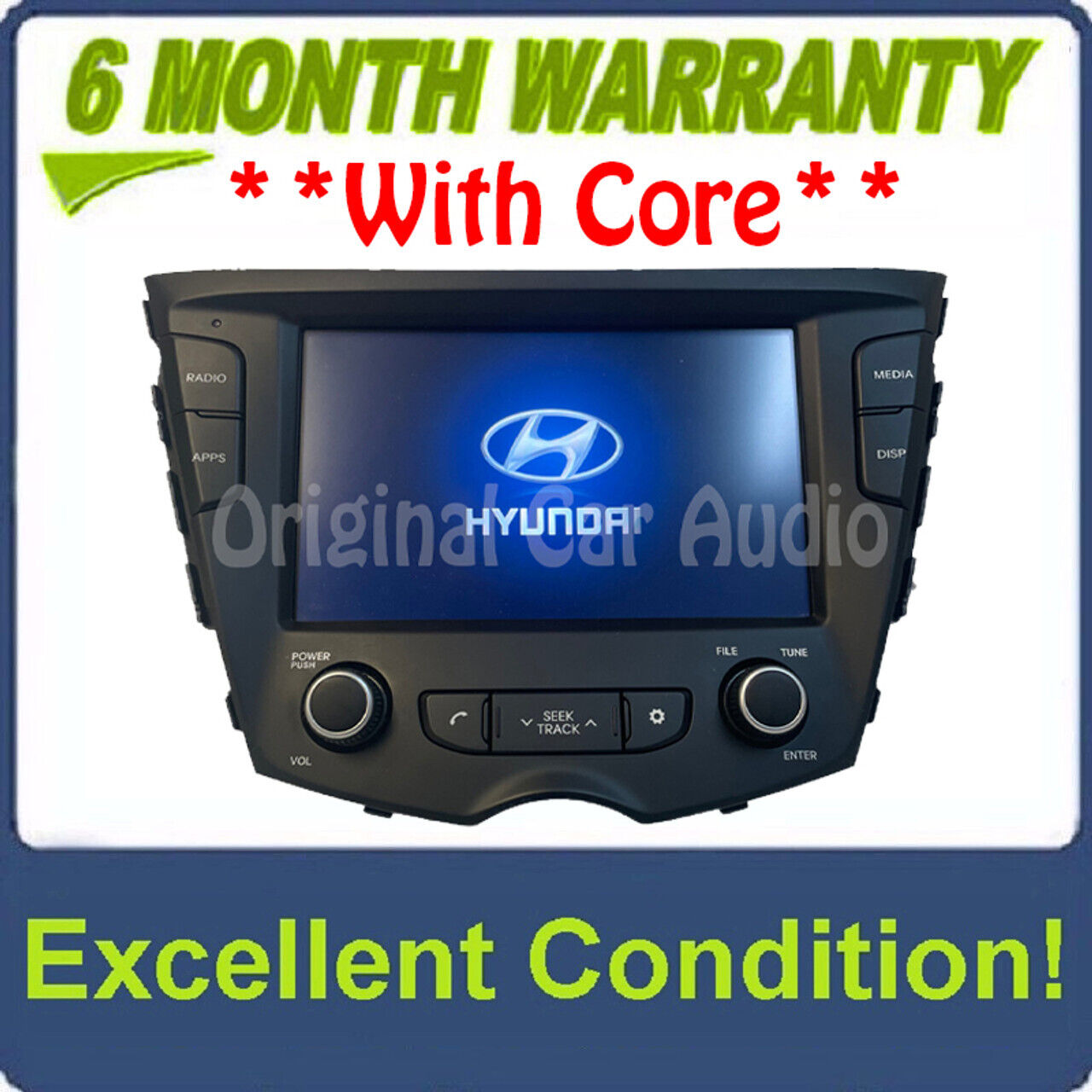 2016 - 17 Hyundai Veloster OEM Infinity Premium Sound Radio Receiver Display