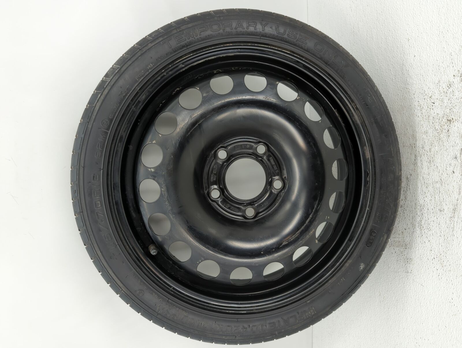 2012-2017 Buick Verano Spare Donut Tire Wheel Rim Oem ZWSJ4