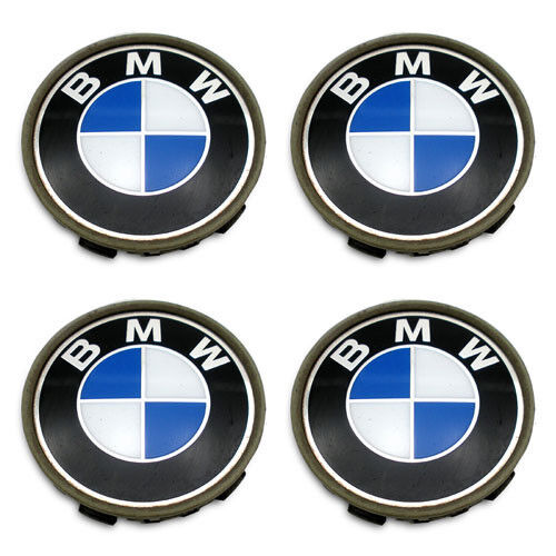 Center Caps BMW 323 318 325 525 6 7 X M Z Series OEM Hubcaps Wheel Set of 4