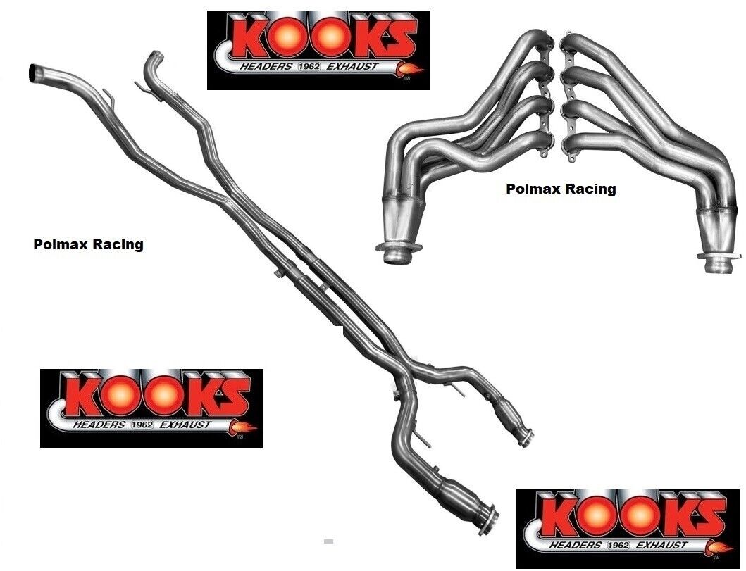 Kooks 1-7/8'' headers / catted X- pipes kit for 2011-17 Caprice PPV 6.0 L77 V8