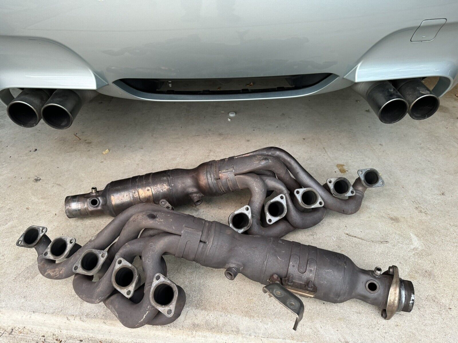 BMW M5 Exhaust Header OEM E60 M5 S85 Modified Not Stock