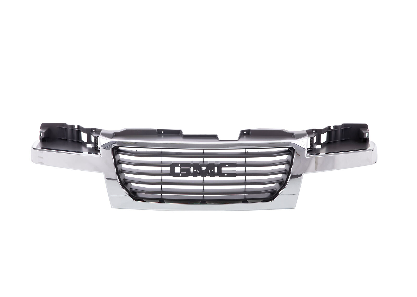 Chrome Gray Grille One Piece Design For 04-12 GMC Canyon Pickup Truck GM1200530