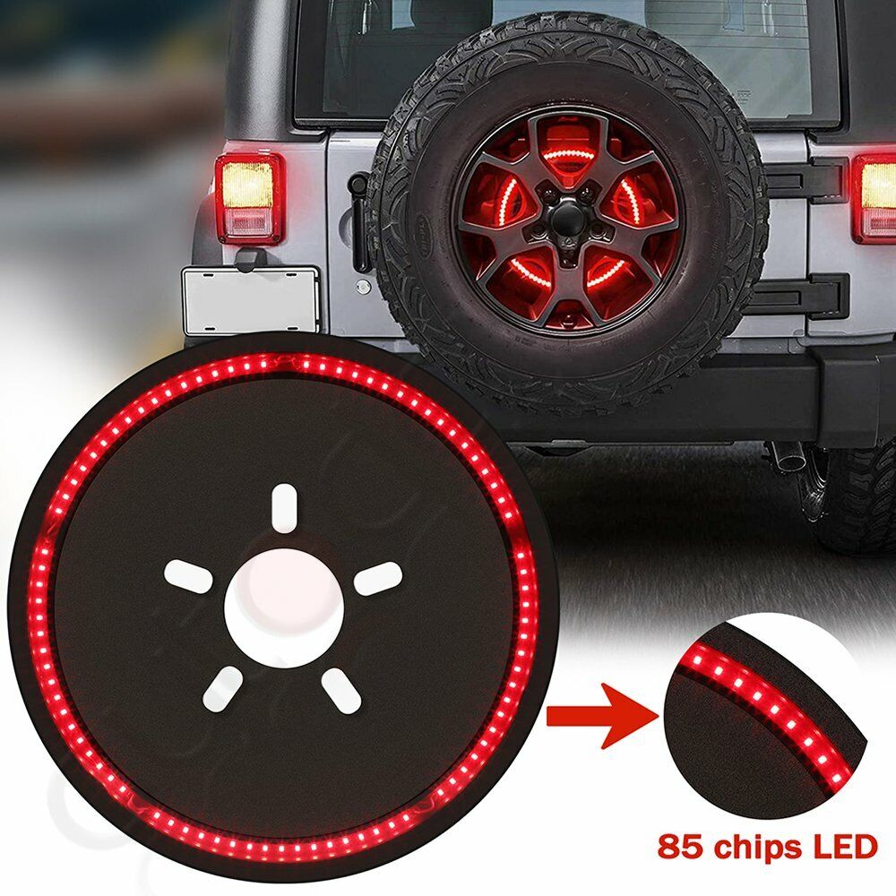 Spare Tire 3rd Brake Light Rear Lamp For 86-19 Jeep Wrangler LED Tail Light US