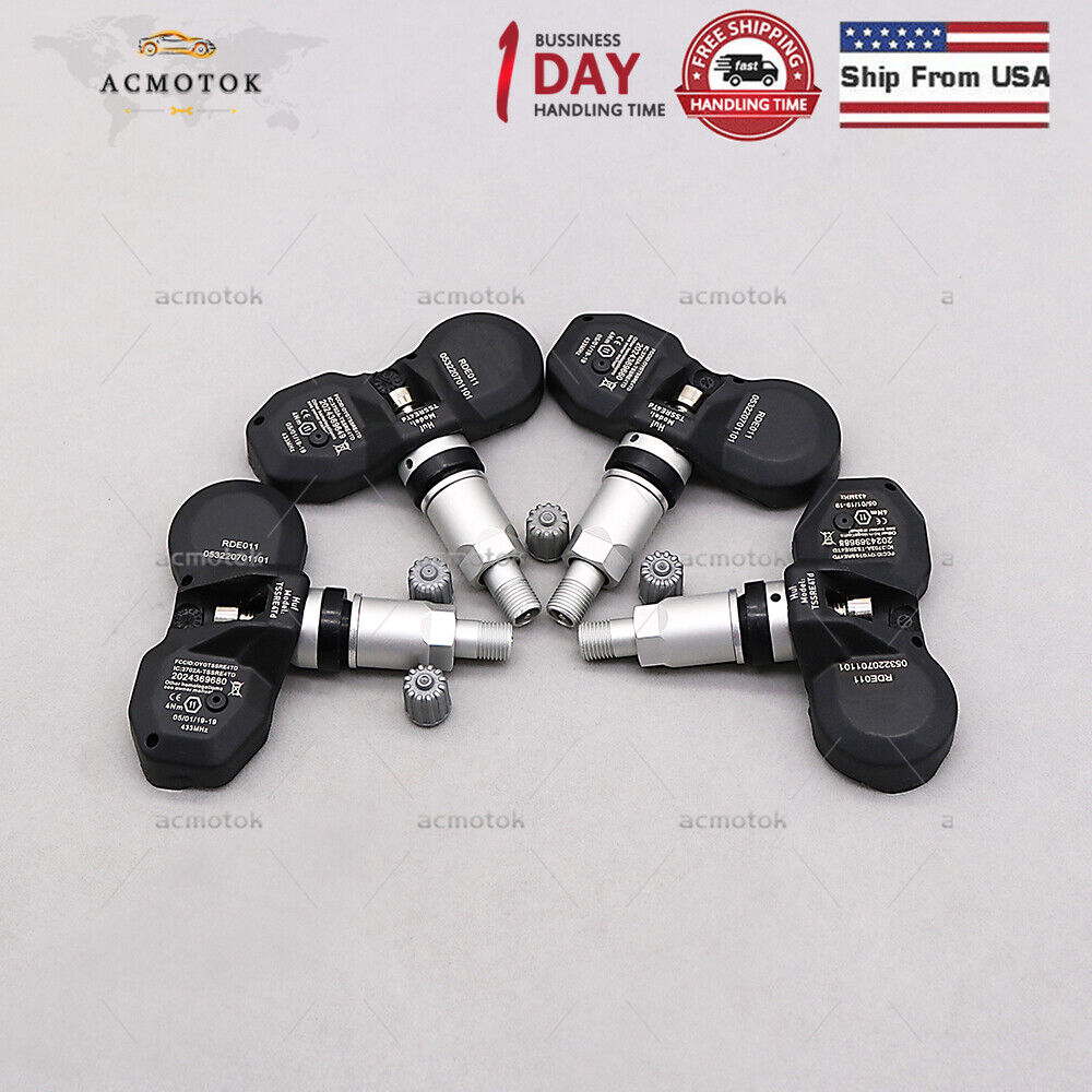 Set(4) Tire Pressure Sensor For BMW 328i 328xi 325i 325xi 330i 330xi 433MHz