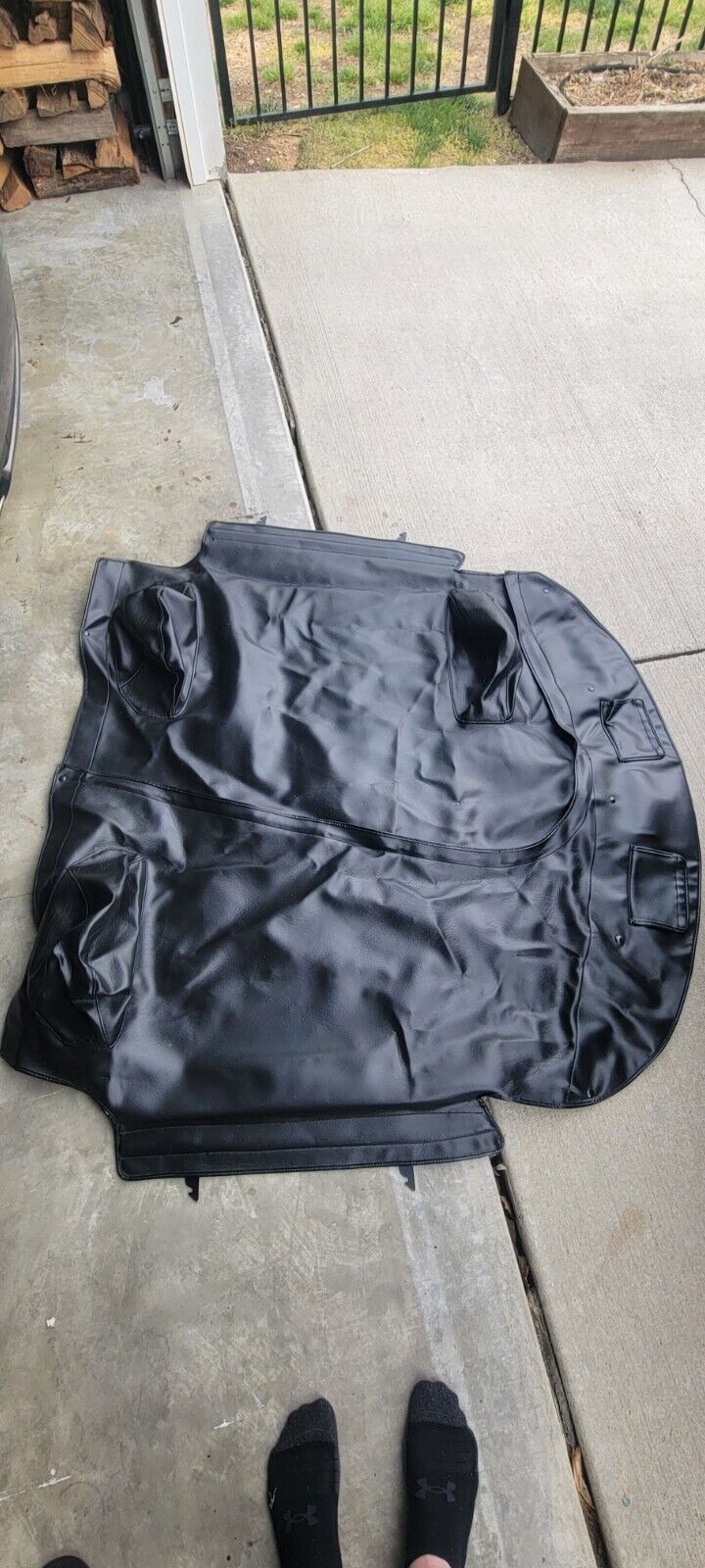 1996 Dodge Viper RT10 Tonneau Cover Original Black Leather Like New