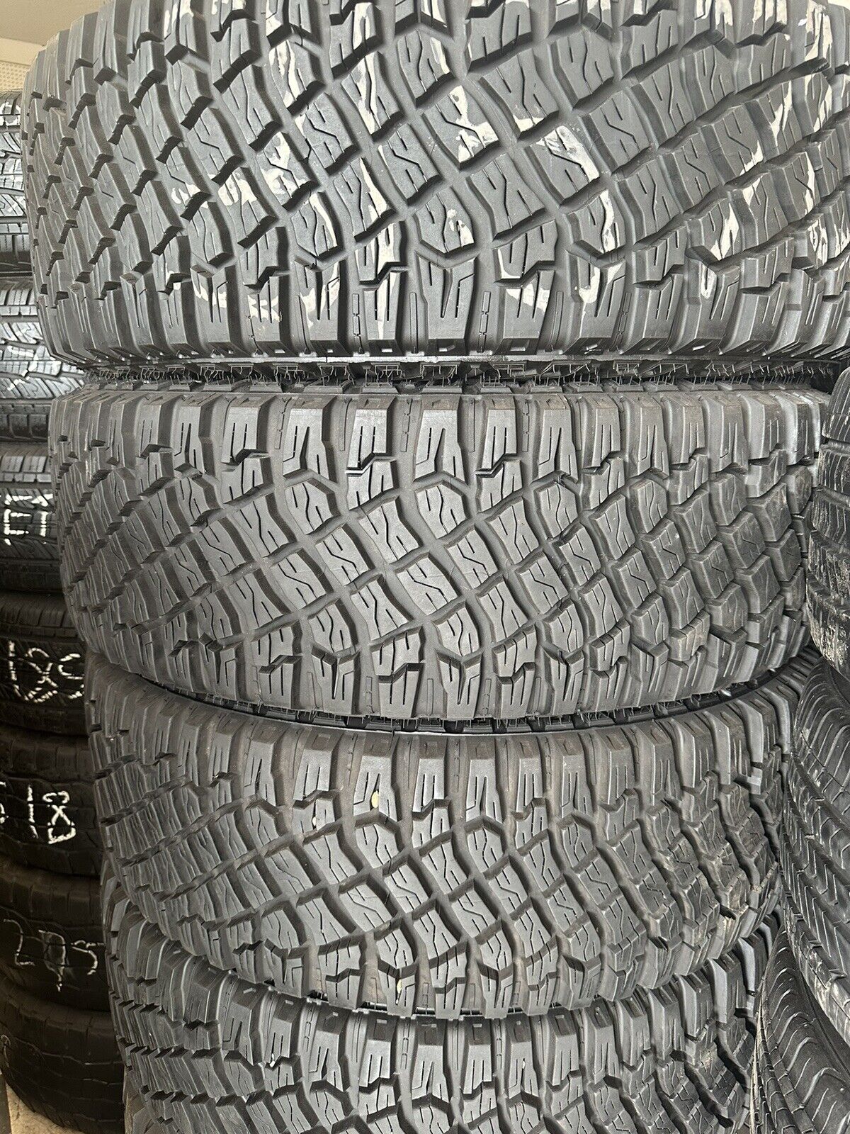 Goodyear wrangler territory mt lt315/70r17 USED tires