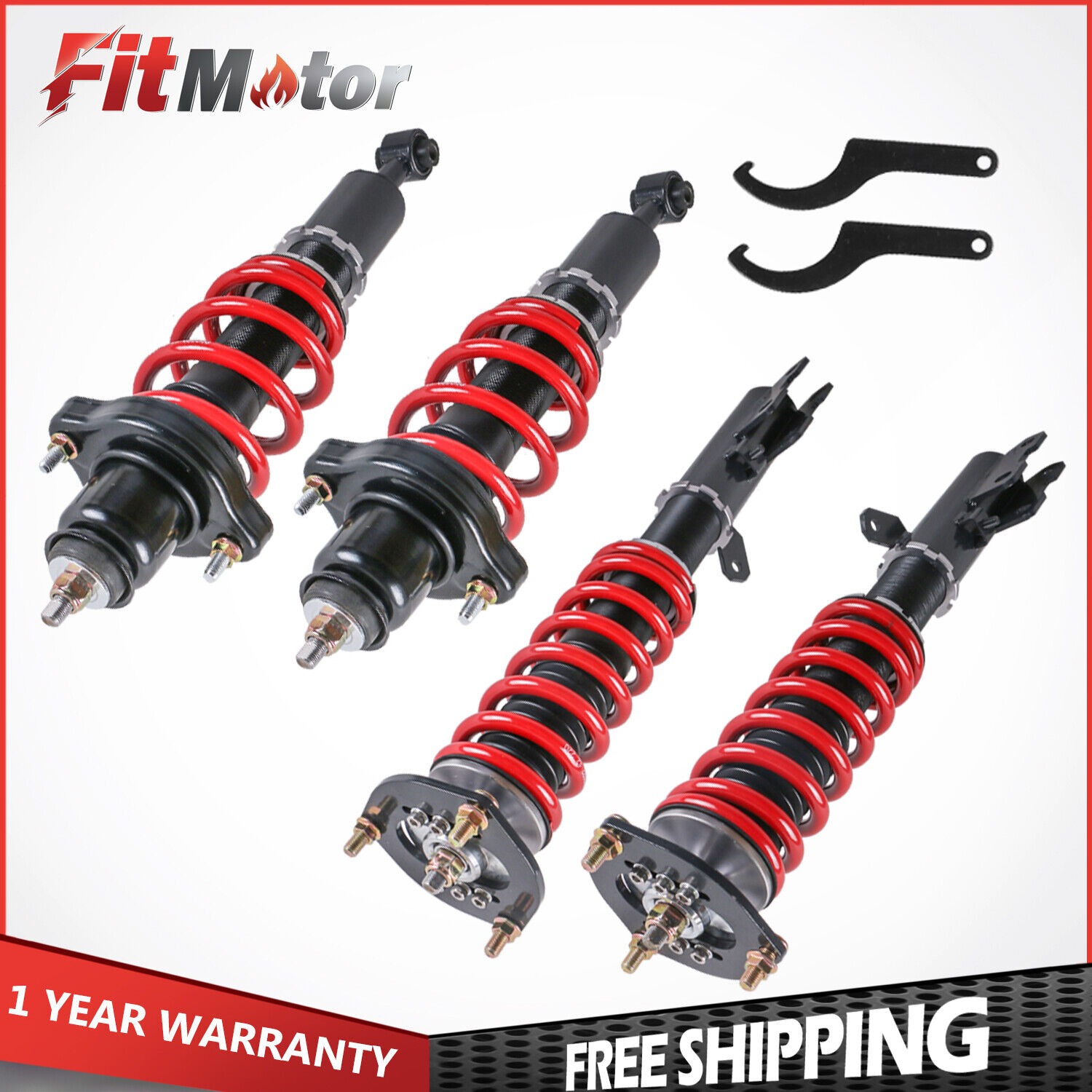 Front Rear Side Full Coilovers Strut For 2008-2016 Mitsubishi Lancer & Ralliart