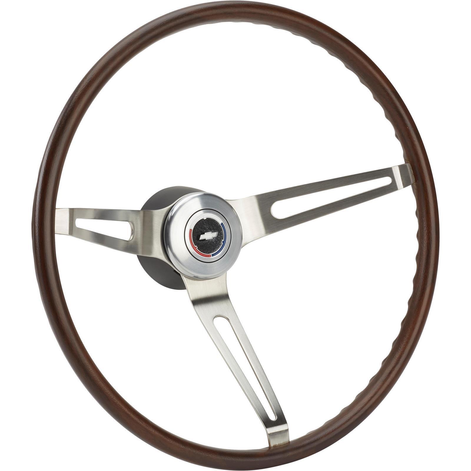 OER R6532 Walnut Steering Wheel Kit, 67-68 Nova/67-68 Camaro/Chevelle