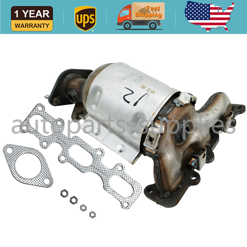 Left Exhaust Manifold Catalytic Converter For 2013-19 Ford Taurus Explorer 3.5L