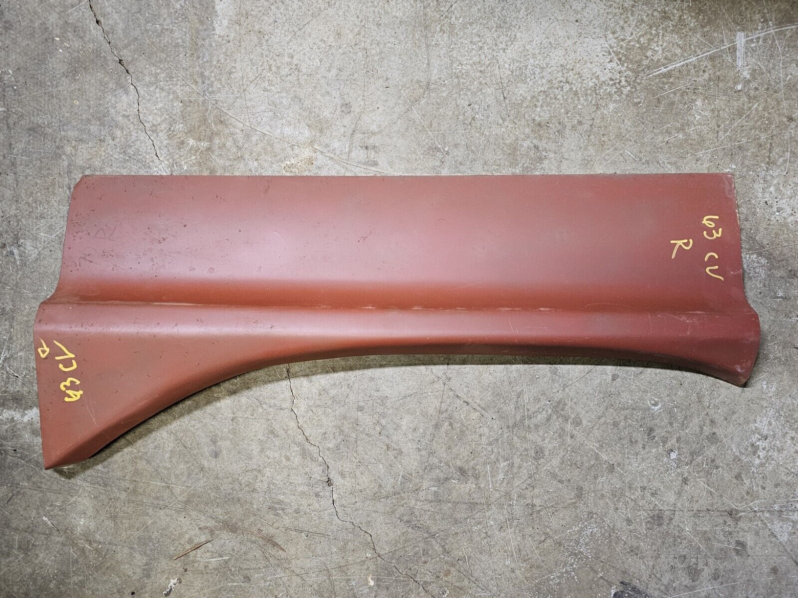 1963 Chevrolet Impala Bel Air Biscayne Wheel Arch Quarter Panel Mid Section - R