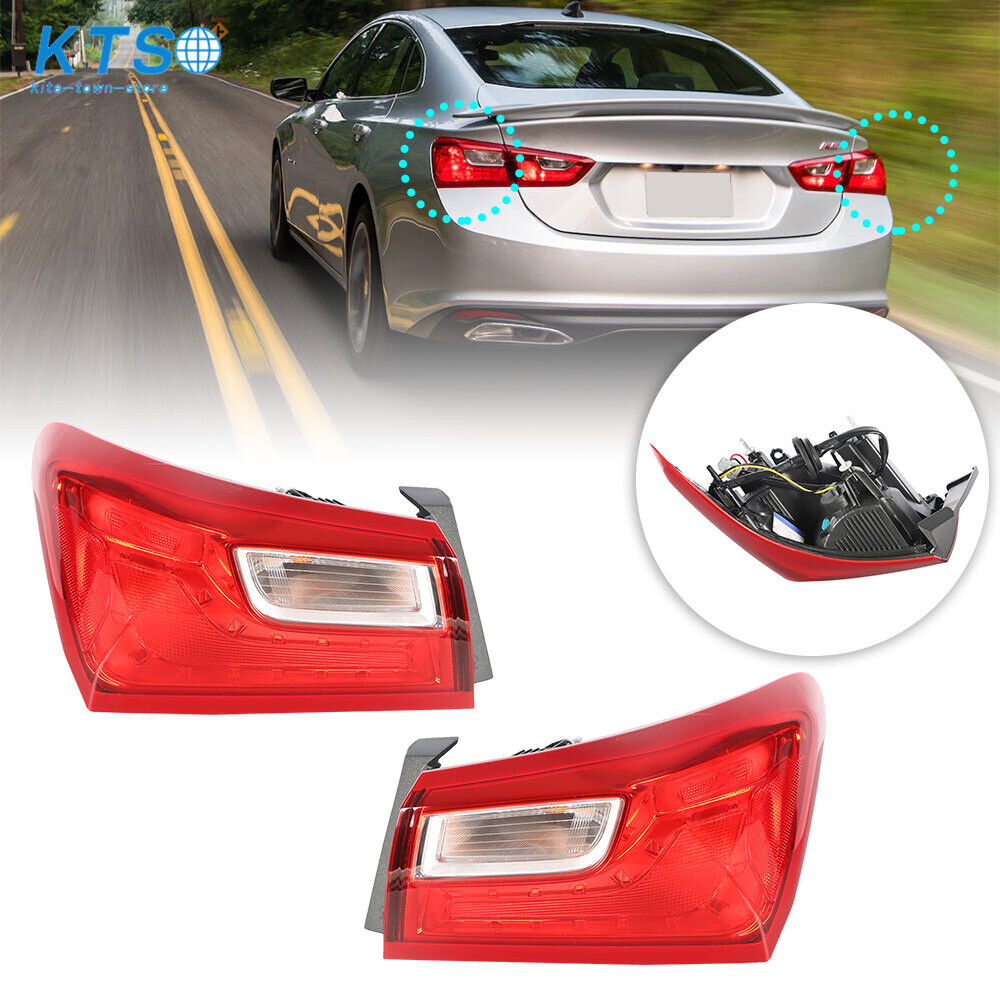 For 2016-2021 Chevy Malibu Outer Tail Lights Lamps Passenger + Driver Side