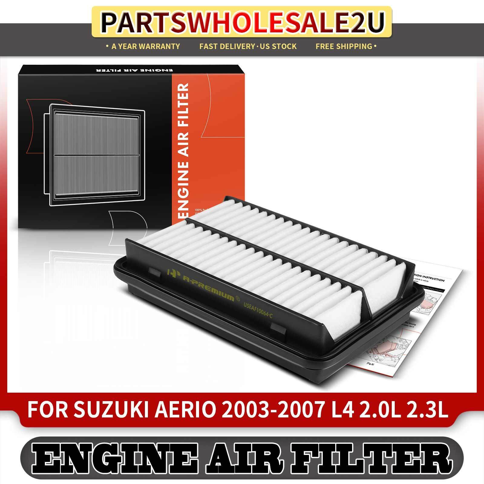 New Engine Air Filter for Suzuki Aerio 2003 2004 2005 2006 2007 L4 2.0L L4 2.3L