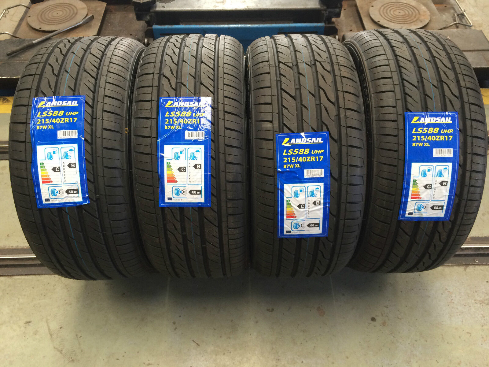 X4 215 40 17  87W XL LANDSAIL TYRES NEW WITH AMAZING C,B RATINGS  VERY CHEAP