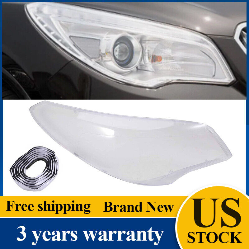 1X Right Side Front Headlight Lens Cover+Seal Glue For Buick Enclave 2013-2017