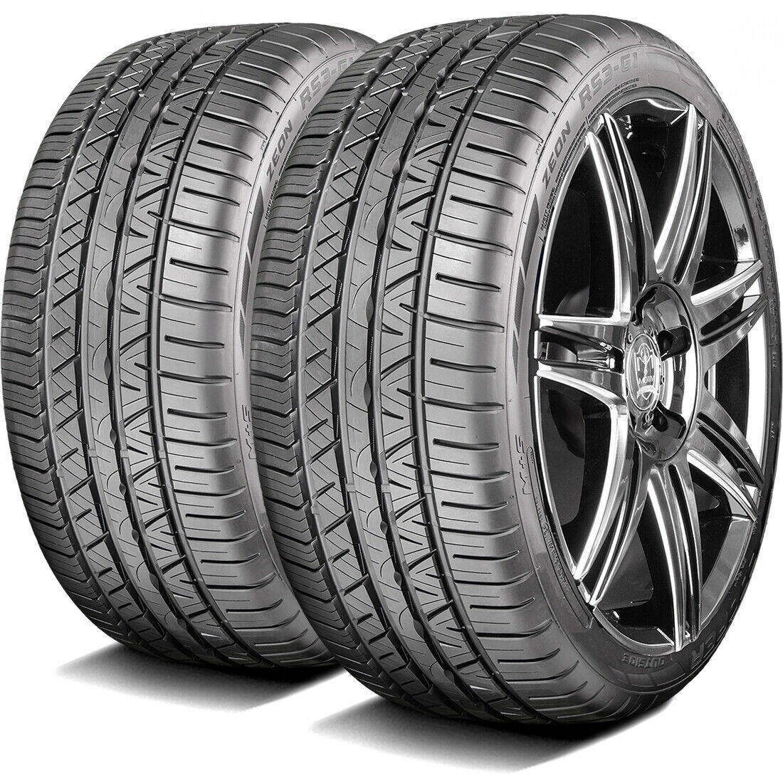 2 Tires Cooper Zeon RS3-G1 245/45R17 95W A/S Performance