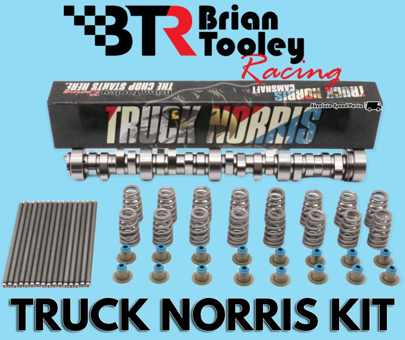 BTR TRUCK NORRIS LS Truck Cam Kit with Springs Seals and Pushrods 4.8 5.3 6.0L 