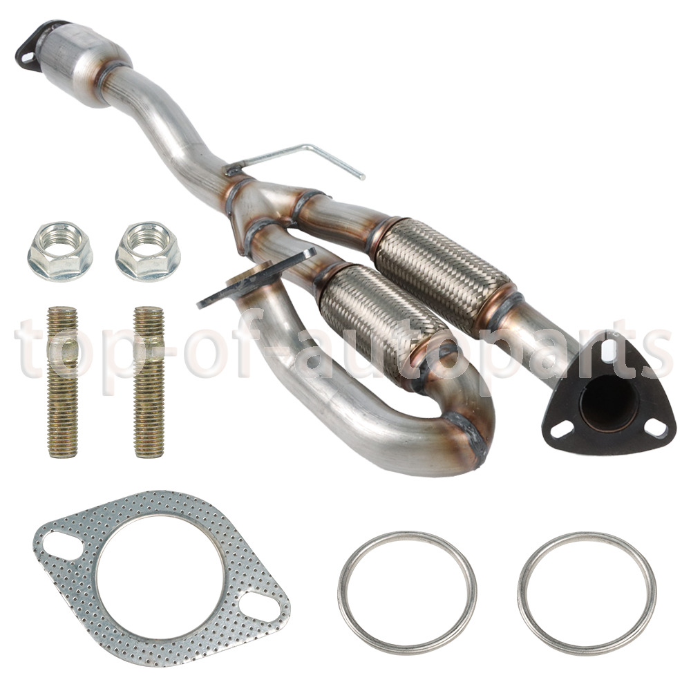 FITS: 09-14 NISSAN MAXIMA 3.5L FLEX Y-PIPE WITH CATALYTIC CONVERTER DIRECT-FIT