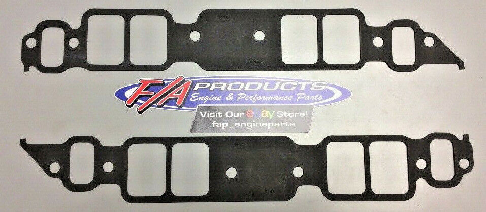 Fel-Pro 1275 BIG Block Chevy With Rectangle Port Intake Manifold Gasket Pair
