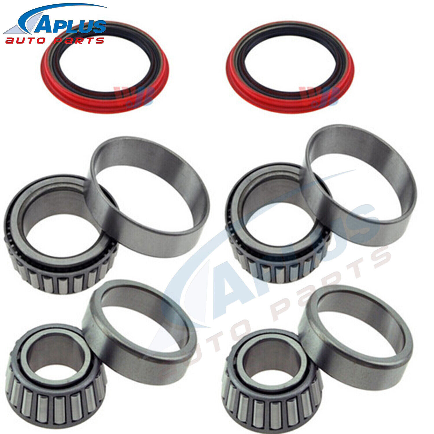 6 Front Wheel Bearing and Race Set & Seal Kit For Chevy S10 Blazer GMC S15 Jimmy