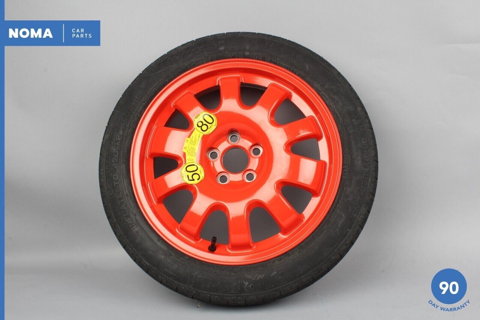 04-21 Jaguar X150 XF XK XJ Emergency Spare Tire Wheel Donut Rim 135 80 18\