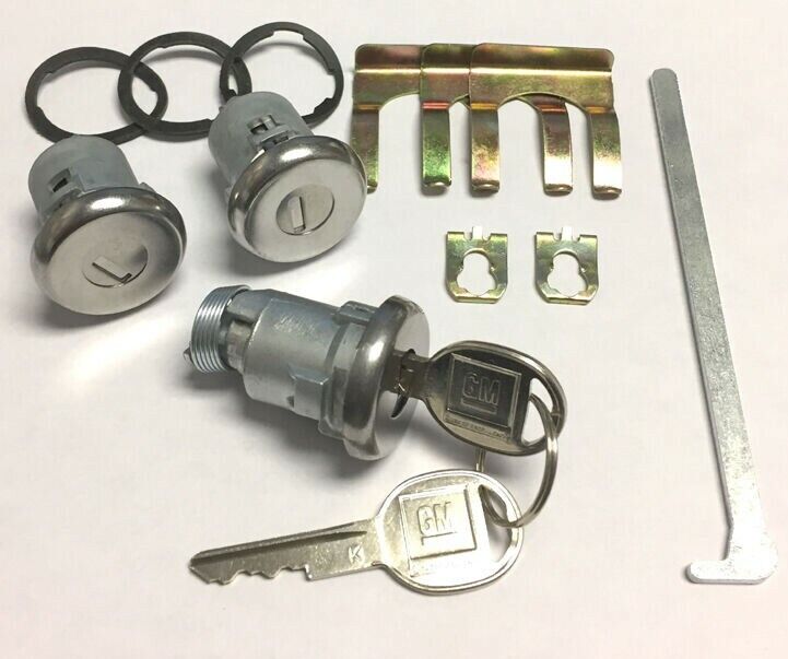 NEW 1985-1987 Oldsmobile Cutlass Door & Trunk Lock set with GM Keys