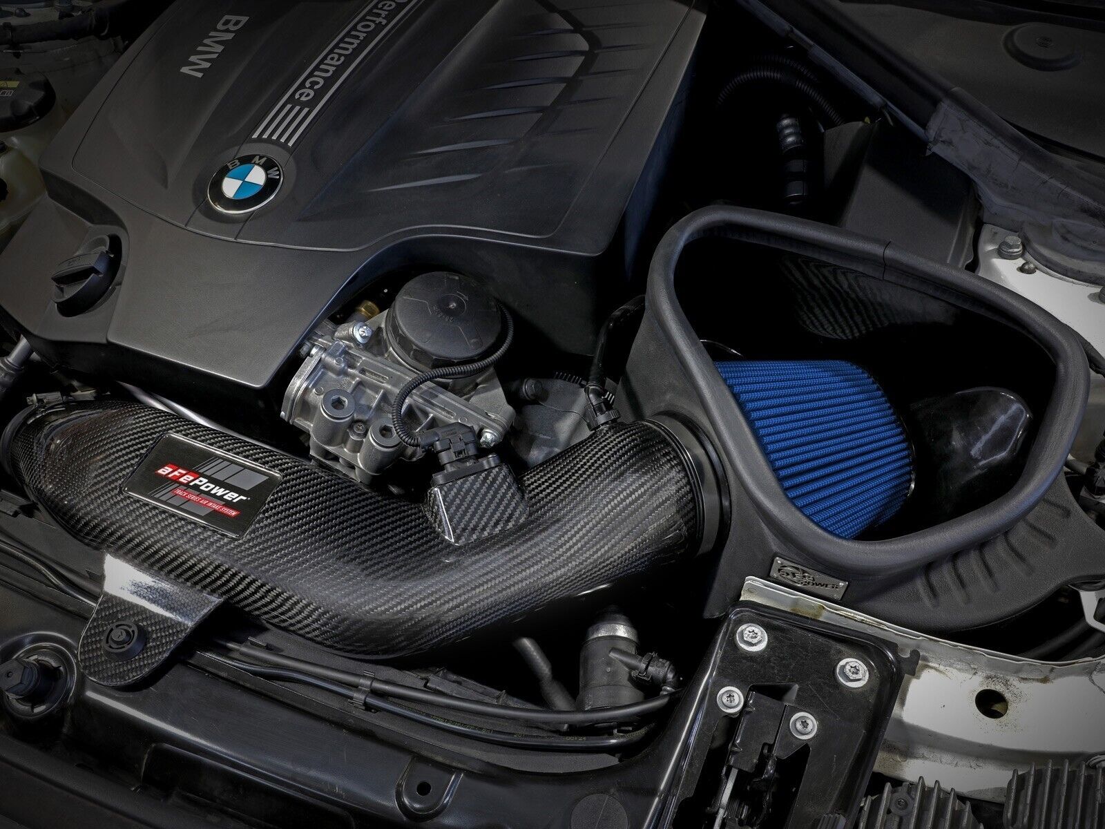 aFe Track Series Carbon Fiber Cold Air Intake for 2016-2018 BMW (F87) M2