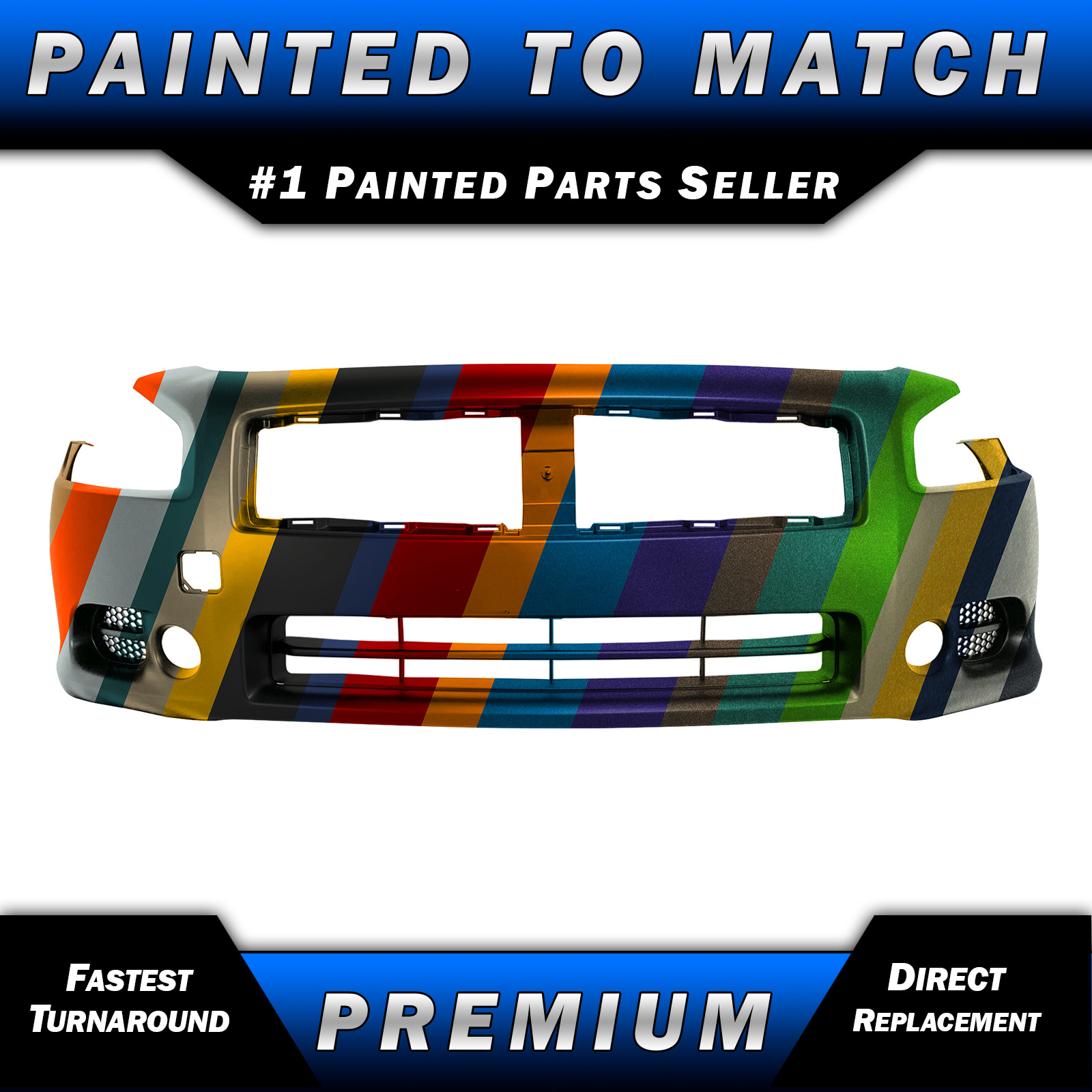 NEW Painted To Match Front Bumper Fascia Cover for 2009-2014 Nissan Maxima 09-14
