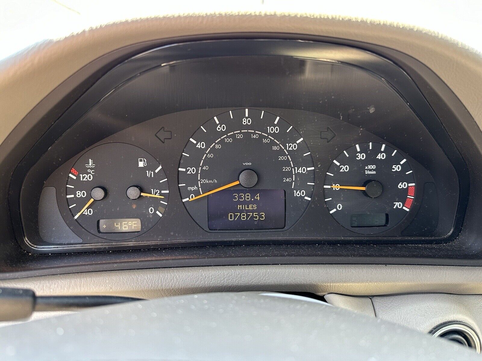 01-03 Mercedes W208  CLK430 Speedometer Instrument Cluster Gauge 78k Miles