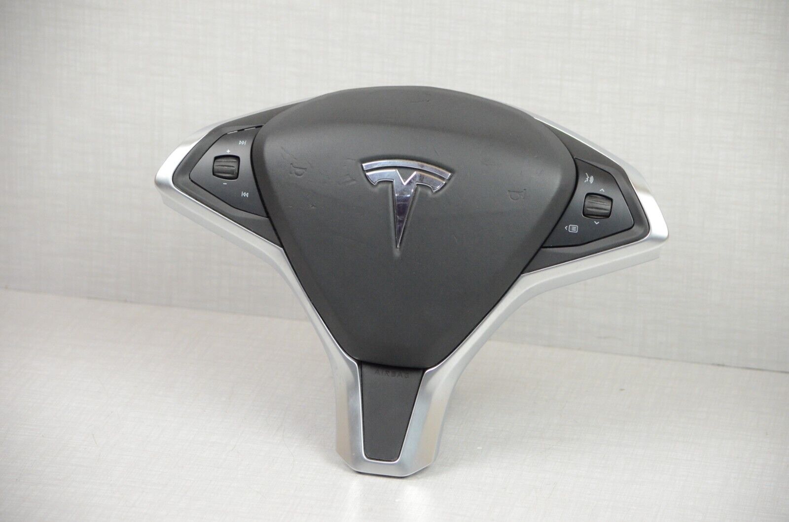 16 17 18 19 20 21 Tesla Model X Driver Wheel Airbag OEM Black Leather