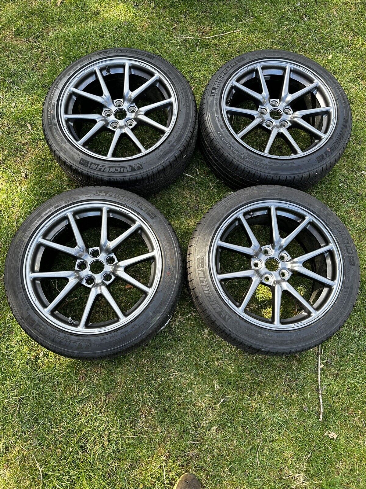 Tesla Model 3 18 Inch Wheels & Tires Aero Wheels - Set Of 4