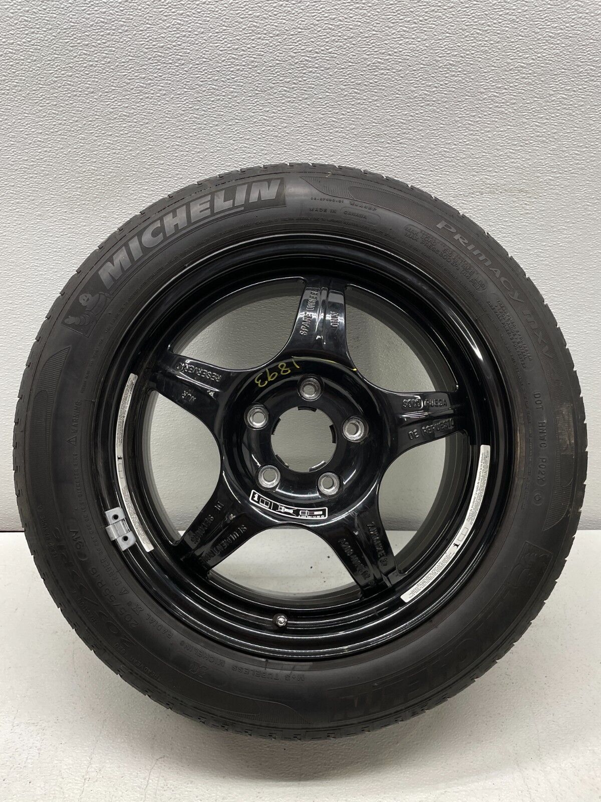 Mercedes W208 CLK320 Emergency Spare Tire Donut Rim 205 55 R16 16